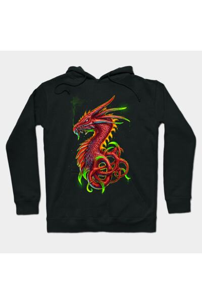 GALASHOP Poison Dragon Alt Red Hoodie