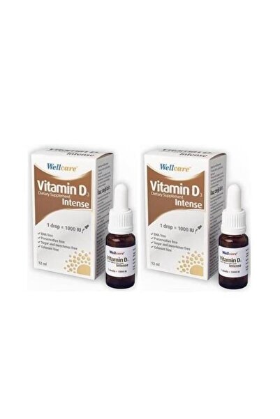Wellcare Vitamin D3 1000 Iu Intense Damla 12 ml 2 Adet