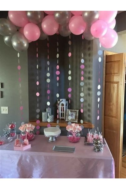 Lema Store 50 Adet Pembe Gümüş Balon 12 Inc Buyuk