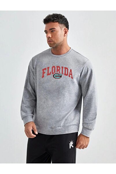 LOUİSA Hanorac oversize unisex crocodil gri