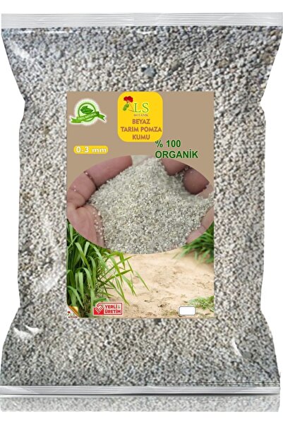 LS BOTANİK Beyaz Pomza Kumu 0-3 Mm 3,5 Litre