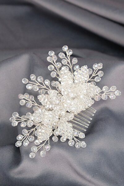 Limelia Accesoriu de mireasă cu cataramă festonată cu mărgele Rigel