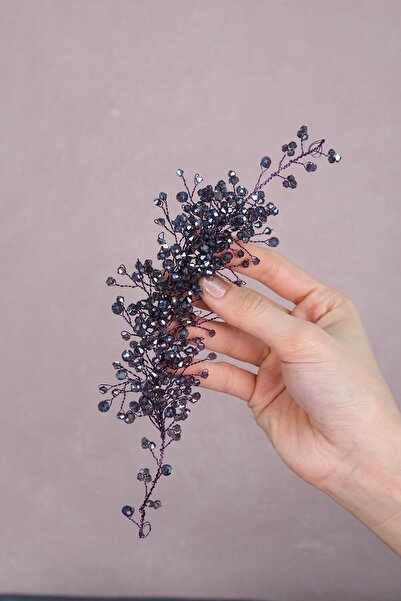 Limelia Accesoriu pentru păr Deren, cu mărgele de cristal, coroană de mireasă