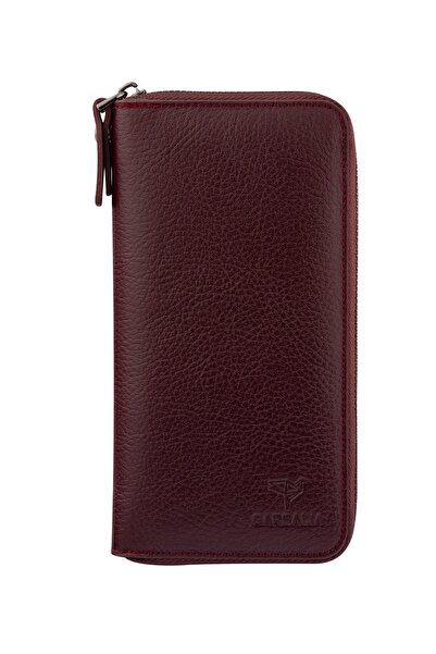 Garbalia Arthur Leather Claret Red Women's Wallet