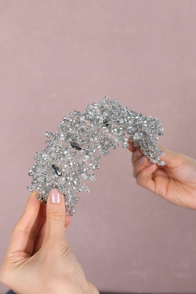 Limelia Barbara Crystal Beaded Bridal Hair Accessory