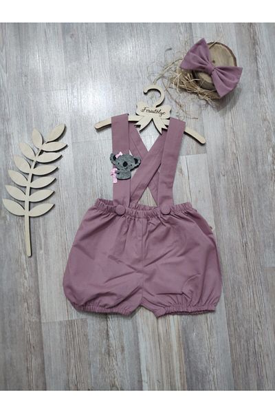Feriatolye Baby Girl Salopet Cake Blast Costume and Romper