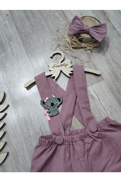 Feriatolye Baby Girl Salopet Cake Blast Costume and Romper