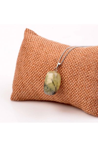 Taş Sandığı Prehnite Stone Necklace