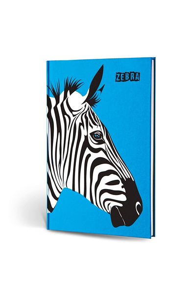Le Color دفتر ملاحظات مزخرف بأشكال حيوانات وحمار وحشي مخطط