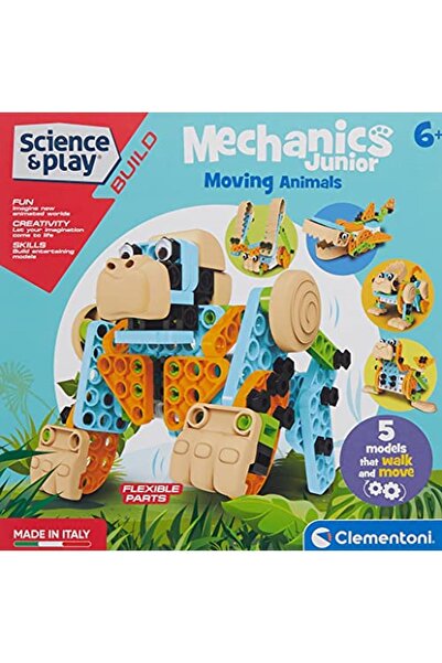 CLEMENTONI Marka: Clementoni - 75060tr - Mechanics Junior - Hareketli Hayvanlar, Bilimsel Oyuncak 6 Yaş, Multi