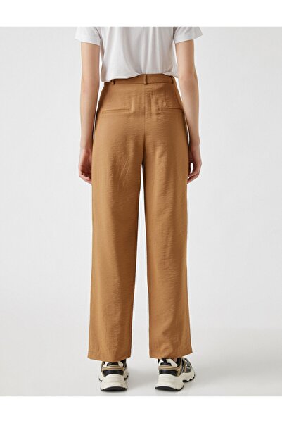 Koton Γυναικείο Ψηλόμεσο Φαρδύ Παντελόνι 2sak40084pw