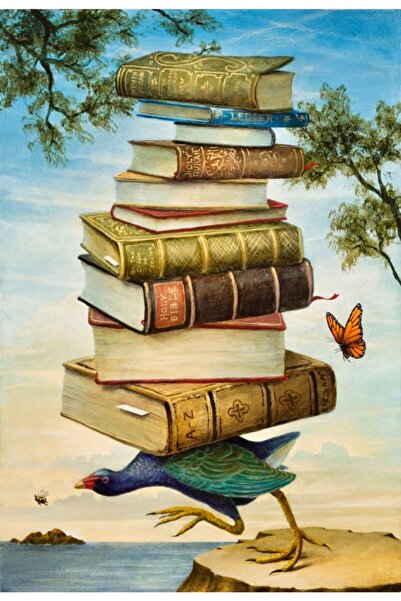 Kâğıt Rölyef Poster - Kitap Resimleri - 35x50 Cm ( 8 Adet )