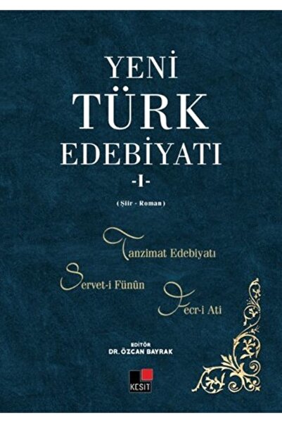 Kesit Yayınları Yeni Türk Edebiyatı 1 (Şiir-Roman) - Özcan Bayrak