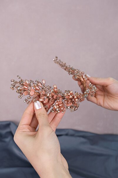 Limelia Accesoriu pentru păr de mireasă cu cristale și perle Berra