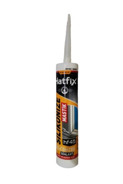 Hatfix Silikonize Mastik 450 Gr Beyaz (hf450)