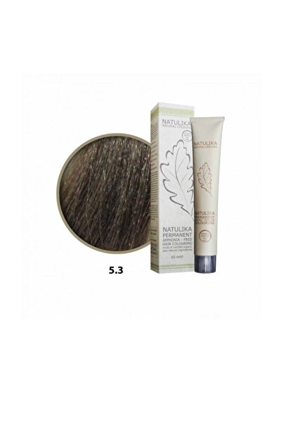 Natulika (SEVEN PİGMENT) Organik Saç Boyası 5.3 Açık Altın Kahve 60 ml