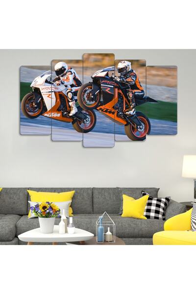 EVLOYA Ktm Motor - 5 Parçalı Tablo