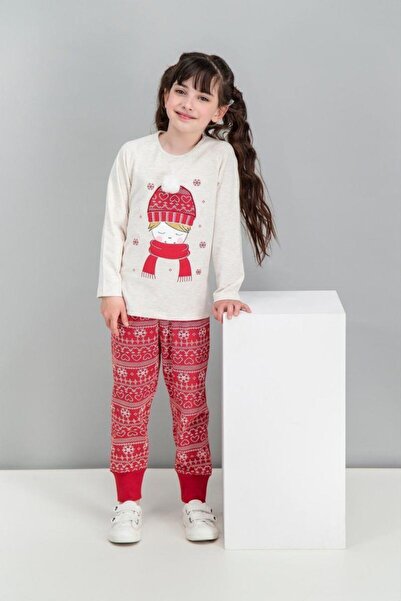 ROLY POLY طقم بيجامة بناتي بأكمام طويلة من Rolypoly Rp1580-1-v1