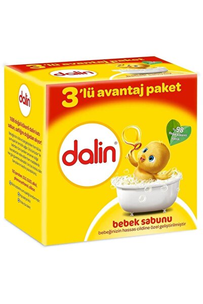 Dalin Marka: Bebek Sabunu 3'lü 300 Gr Kategori: Banyo Sabunu