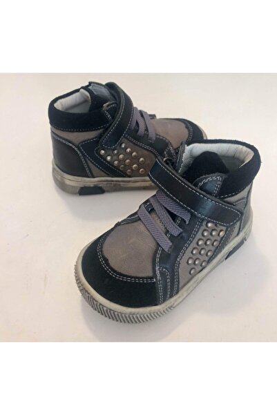 Çizmeli Kedi Erkek Çocuk Hakiki Deri Ve Ortopedik Tabanlı Bot