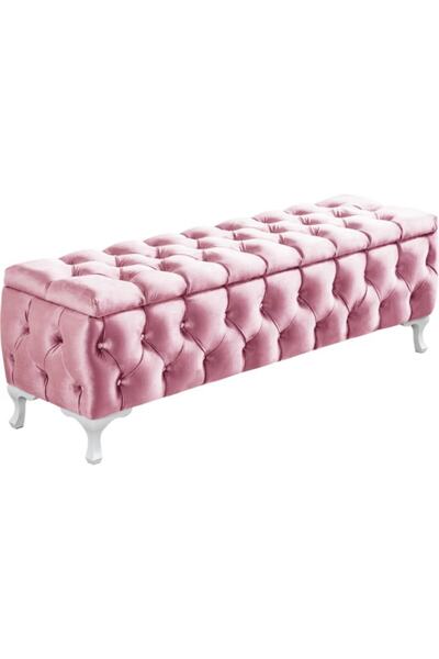 aldagelsin Sandıklı Chester Puf Bench Ayakucu Koltuk 90 cm