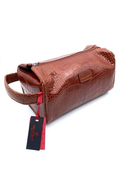 EMİNSA DERİ Taba Deri Bakım Çantası