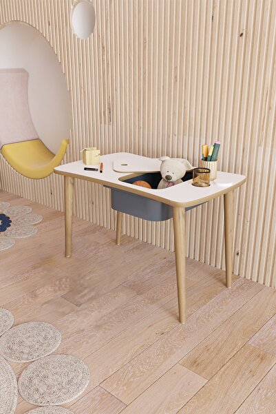 Fahrettin Küçük Montessori Tek Çekmeceli Aktivite Oyun Çalışma Masası