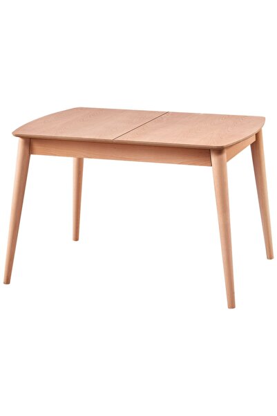 Evim-E Aksesuar Retro Konik Oval Köşeli Masa 80x120 Açılır Kapanır Ahşap