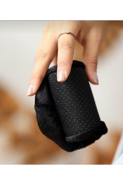 TREND AYAKKABI Papuc de casă negru pentru femei