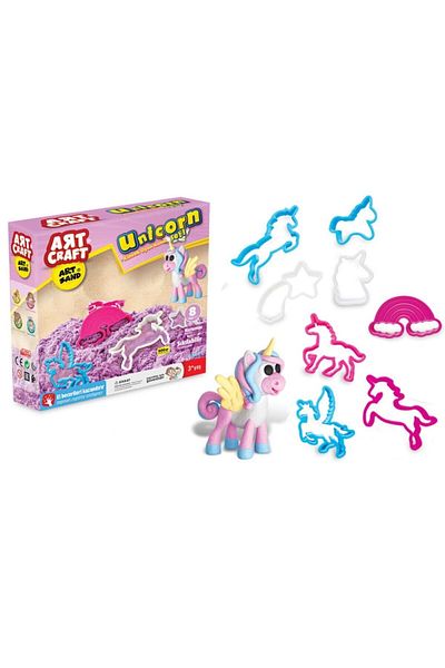 DEDE Art Craft Unicorn Kinetic Sand Set 500Gr 03611