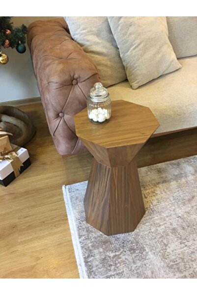 Dipole Furniture Darbuka Doğal Ahşap Ceviz Kaplama Sarı