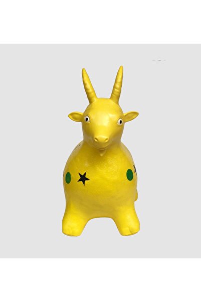 Azaklı Plastop Pompa Hediyeli Şişme Zıp Zıp Pilates & Jimlastik Hayvanı Keçi