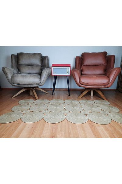 Jutien Декоративна ютена постелка за килим 100x200 см Модел: 121