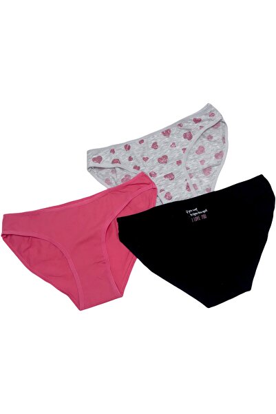 Dominant 3lü Pamuk Kadın Külot Set Antibakteriyel Kumaş