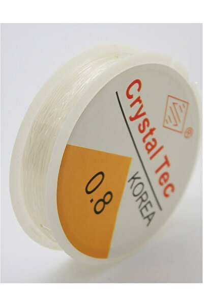 Bi hızlı خيط صيد شفاف مرن - 7 متر - 0.8 ملم