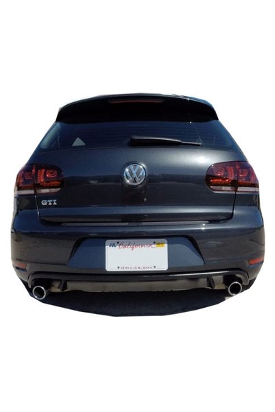 ps dizayn Volkswagen Golf 6 (2009-2012) Gtı Arka Tampon Eki - Difüzör (plasti...