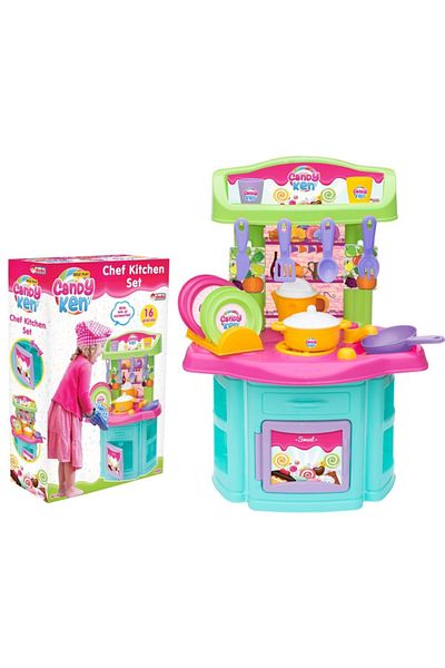 DEDE Candy Chef Kitchen Set 16 Pieces