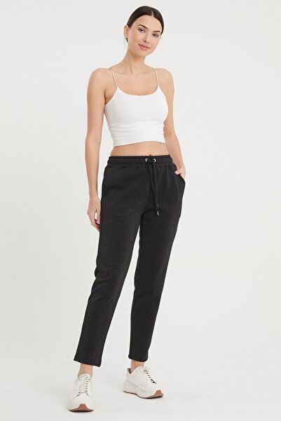 VENA Kadın Siyah Larıssa Simli Joggıng Pantolon