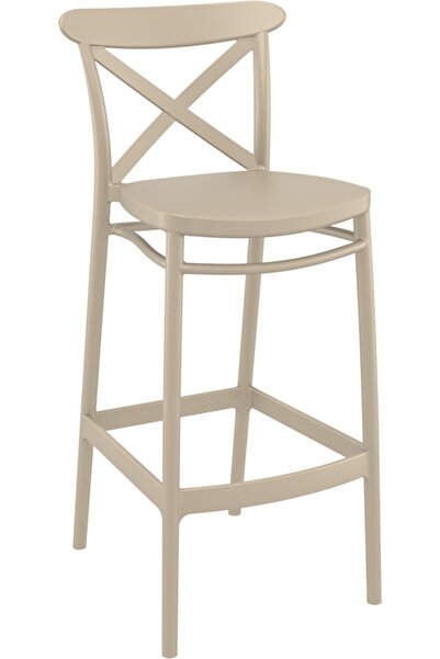 Siesta Cross Bar 75 Sandalye Kum Gri