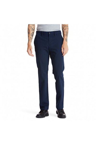 Timberland Timberlabd Squam Lake Tsretch Twıll Straıght Chıno Pant In Dark Sapphire