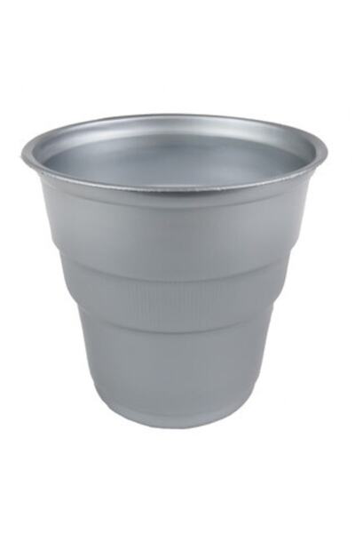 Kulist Ασημένιο Πλαστικό Κύπελλο 25 Τεμάχια