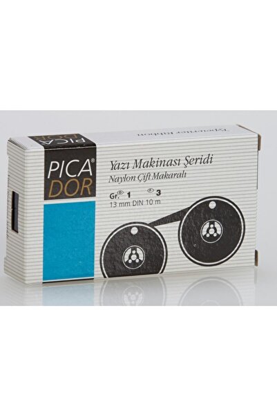 Picador Yazı Makinesi Şeridi (daktilo) Naylon 13mmx10m Siyah