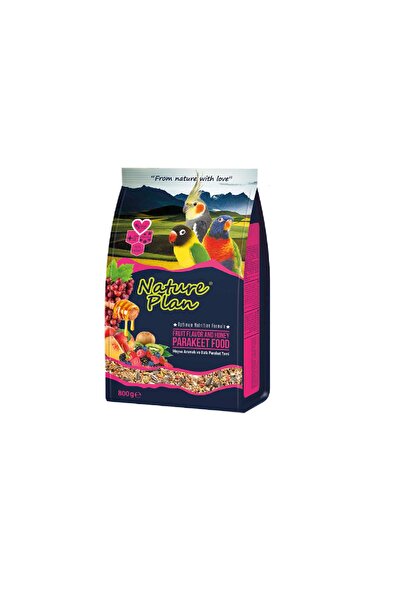 Nature Plan Paraket Sultan Cennet Papaganı Yemi 800 gr X 5 Adet