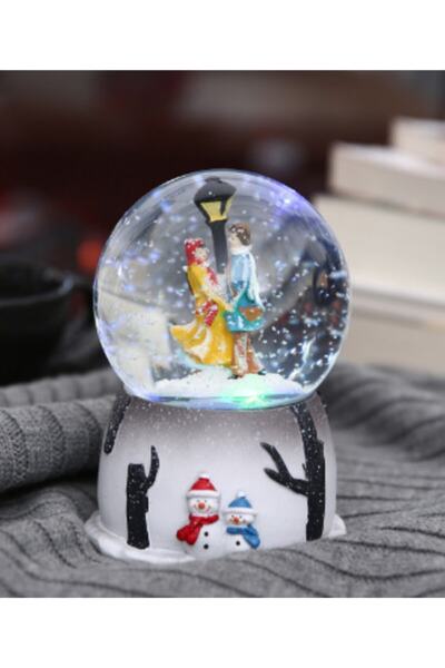 EFES HOME A Plus Mega Boy Romantik Motorlu Müzikli Işıklı Kar Küresi