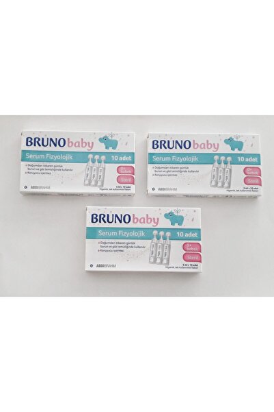 Bruno Baby Serum Fizyolojik Damla 5 ml X 10 3 Adet