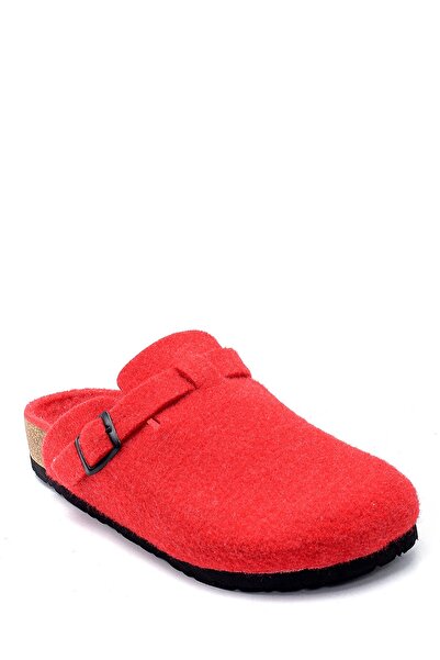 Bequemere Unisex Red Cork Sole Wool Orthopedic Slippers 406q