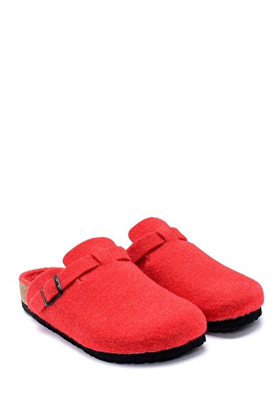 Bequemere Unisex Red Cork Sole Wool Orthopedic Slippers 406q
