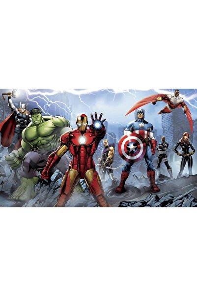 OrhunStore Marvel 3d Poster - 3 Boyutlu Tek Parça Duvar Kağıdı