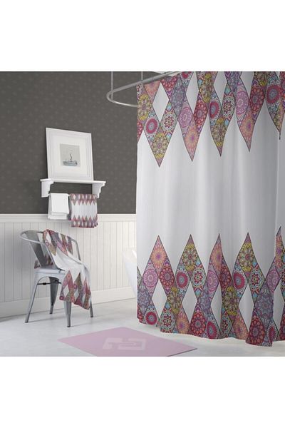 Zethome Jackline 10149 Perdeau de duș baie cu o singură aripă 1x180x200