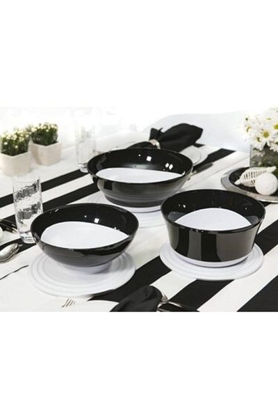 Tupperware Damla Black Pearl Serving Set 3 Pieces
